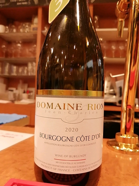 Dom. Jean Charles Rion Bourgogne Côte d'Or Rouge
