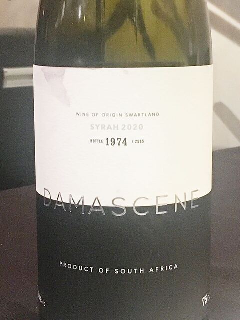 Damascene Swartland Syrah(ダーマシーン スワートランド シラー)