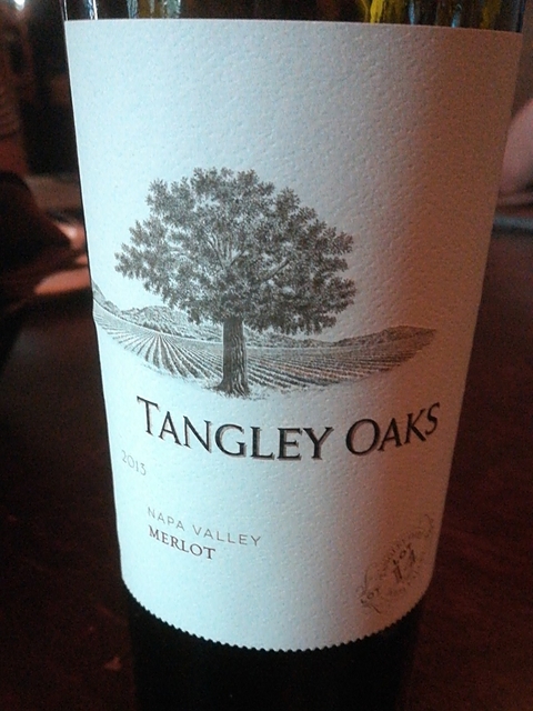 Tangley Oaks Merlot Napa Valley(タングレー・オークス メルロー ナパ・ヴァレー)