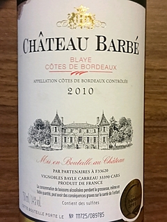 Ch. Barbé Blaye Côtes de Bordeaux Rouge