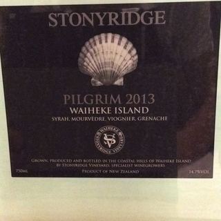 Stonyridge Pilgrim 2013(ストーニーリッジ ピルグリム)