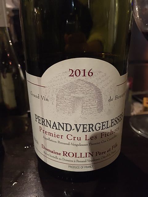 Dom. Rollin Père et Fils Pernand Vergelesses 1er Cru Les Fichots