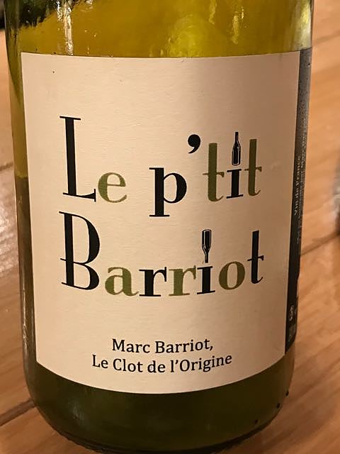 Marc Barriot Le P'tit Barriot Blanc