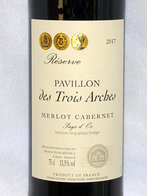 Pavillon des Trois Arches Merlot Cabernet Réserve