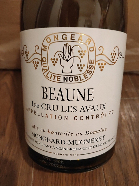 Mongeard Mugneret Beaune 1er Cru Les Avaux