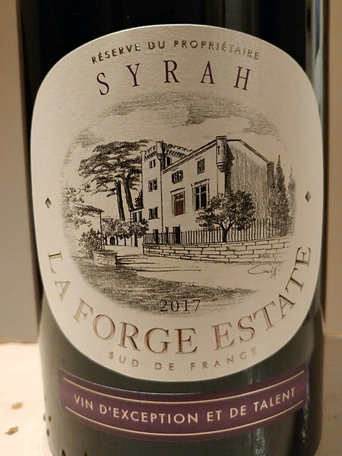 La Forge Estate (Ile La Forge) Syrah(ラ・フォルジュ・エステート（イル・ラ・フォルジュ） シラー)