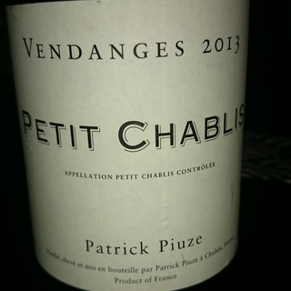 Patrick Piuze Petit Chablis(パトリック・ピウズ プティ・シャブリ)