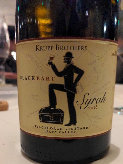 Krupp Brothers Black Bart Syrah 2018