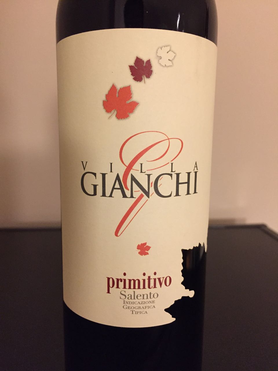 Villa Gianchi Primitivo Salento(ヴィッラ・ジャンキ プリミ