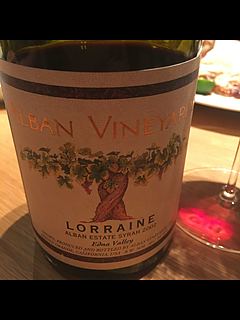Alban Vineyards Lorraine Edna Valley Syrah
