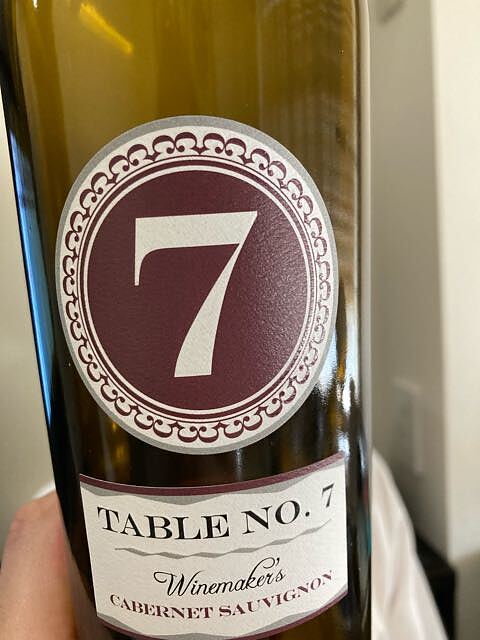 Table No. 7 Cabernet Sauvignon