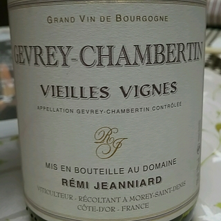 Rémi Jeanniard Gevrey Chambertin Vieilles Vignes(レミ・ジャニアール ジュヴレ・シャンベルタン ヴィエイユ・ヴィーニュ)