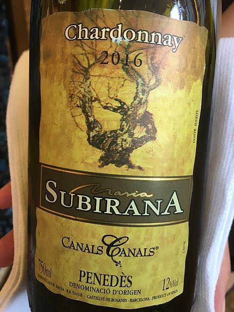 Canals Canals Masia Subirana Chardonnay