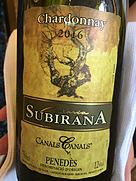 Canals Canals Masia Subirana Chardonnay(2016)