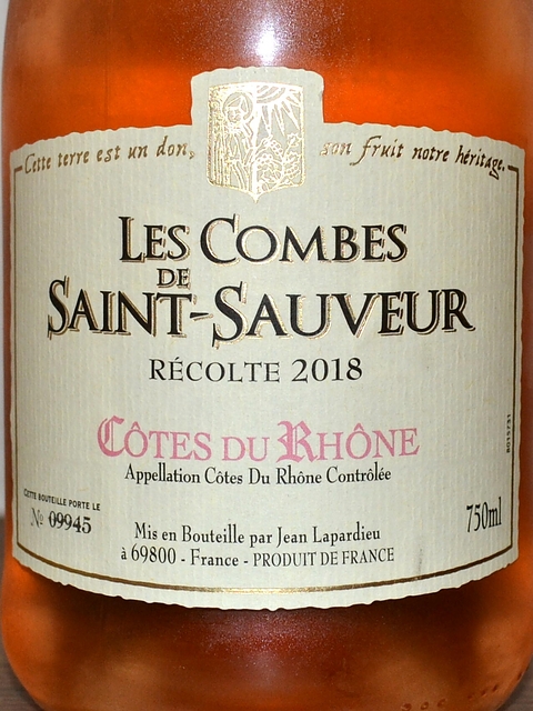 Les Combes de Saint Sauveur Côtes du Rhône Rosé