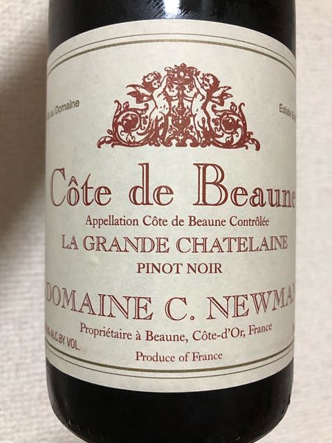 Dom. Newman Côte de Beaune La Grande Chatelane Pinot Noir(ドメーヌ・ニューマン コート・ド・ボーヌ ラ・グラン・シャトラン ピノ・ノワール)