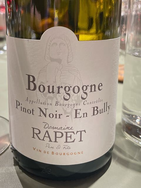 Dom. Rapet Père & Fils Bourgogne Pinot Noir En Bully(ドメーヌ・ラペ ブルゴーニュ ピノ・ノワール アン・ビュリー)