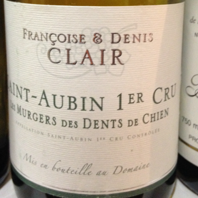 サン・トーバン ブラン 2016／フランソワーズ・エ・ドニ・クレール Françoise & Denis Clair Saint Aubin | Vinica 無料のワインアプリ
