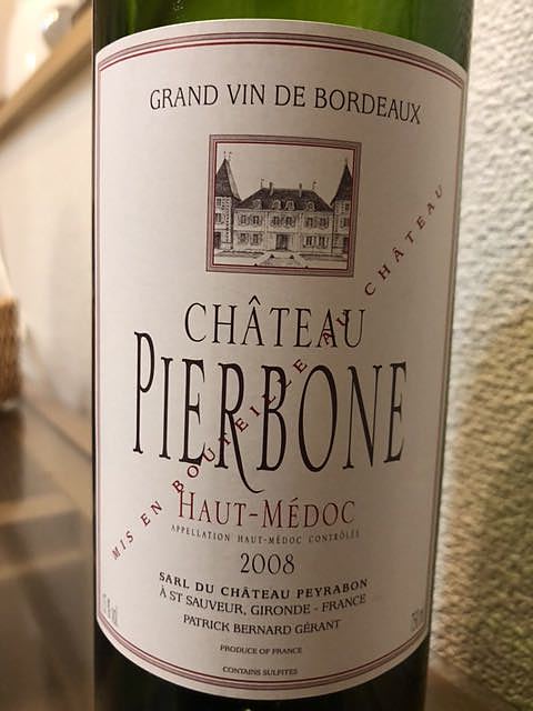 Ch. Pierbone(シャトー・ピエルボン)