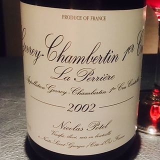 Nicolas Potel Gevrey Chambertin 1er Cru La Perriere(ニコラ・ポテル ジュヴレ・シャンベルタン プルミエ・クリュ ラ・ペリエール)