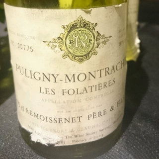 Remoissenet Père et Fils Puligny Montrachet 1er Cru les Folatières(ルモワスネ・ペール・エ・フィス ピュリニー・モンラッシェ プルミエ・クリュ レ・フォラティエール)