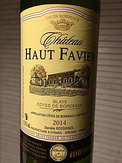 Ch. Haut Favièr Cuvée Spéciale(シャトー・オー・ファヴィエ キュヴェ・スペシャル)