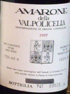 La Colombaia Amarone della Valpolicella Classico