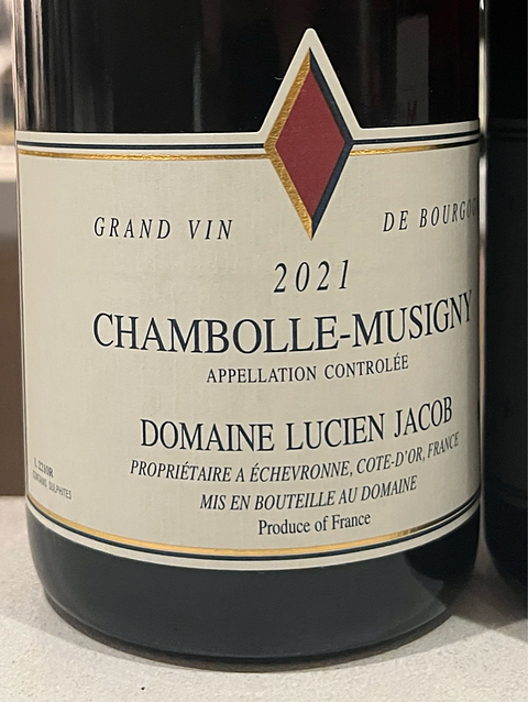 Dom. Lucien Jacob Chambolle Musigny