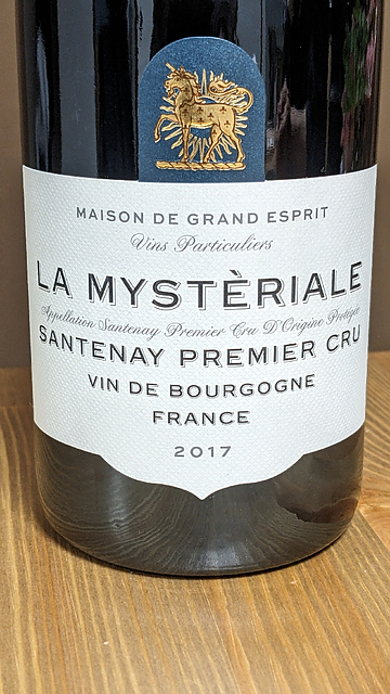 Maison de Grand Esprit La Mystèriale Santenay 1er Cru(メゾン・ド・グラン・エスプリ ラ・ミステリアル サントネー プルミエ・クリュ)