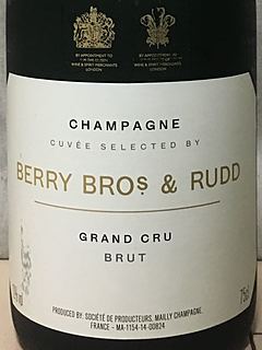Berry Bros. & Rudd Champagne Grand Cru Brut (Mailly)(ベリー・ブラザーズ&ラッド シャンパーニュ グラン・クリュ ブリュット)