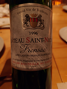 Ch. Saint Nicolas Fronsac(1996)