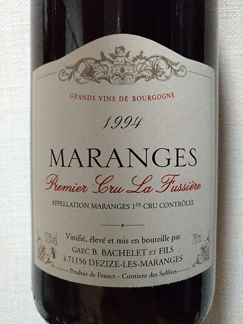 B. Bachelet et Fils Maranges 1er Cru La Fussière(ベルナール・バシュレ マランジュ プルミエ・クリュ ラ・フュシエール)