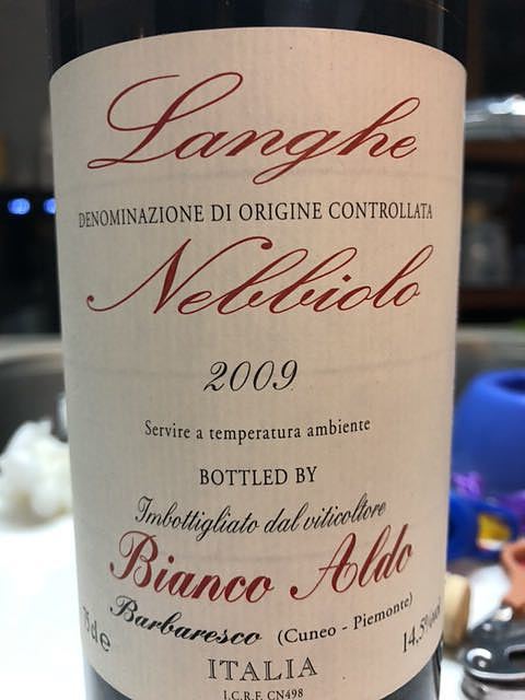 Bianco Aldo Langhe Nebbiolo(ビアンコ・アルド ランゲ ネッビオーロ)