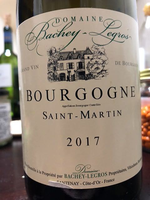 Dom. Bachey Legros Bourgogne Saint Martin(ドメーヌ・バシェ・ルグロ ブルゴーニュ サン・マルタン)