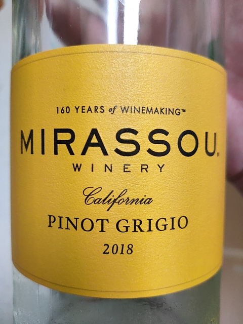 Mirassou Pinot Grigio(ミラソー ピノ・グリージョ)