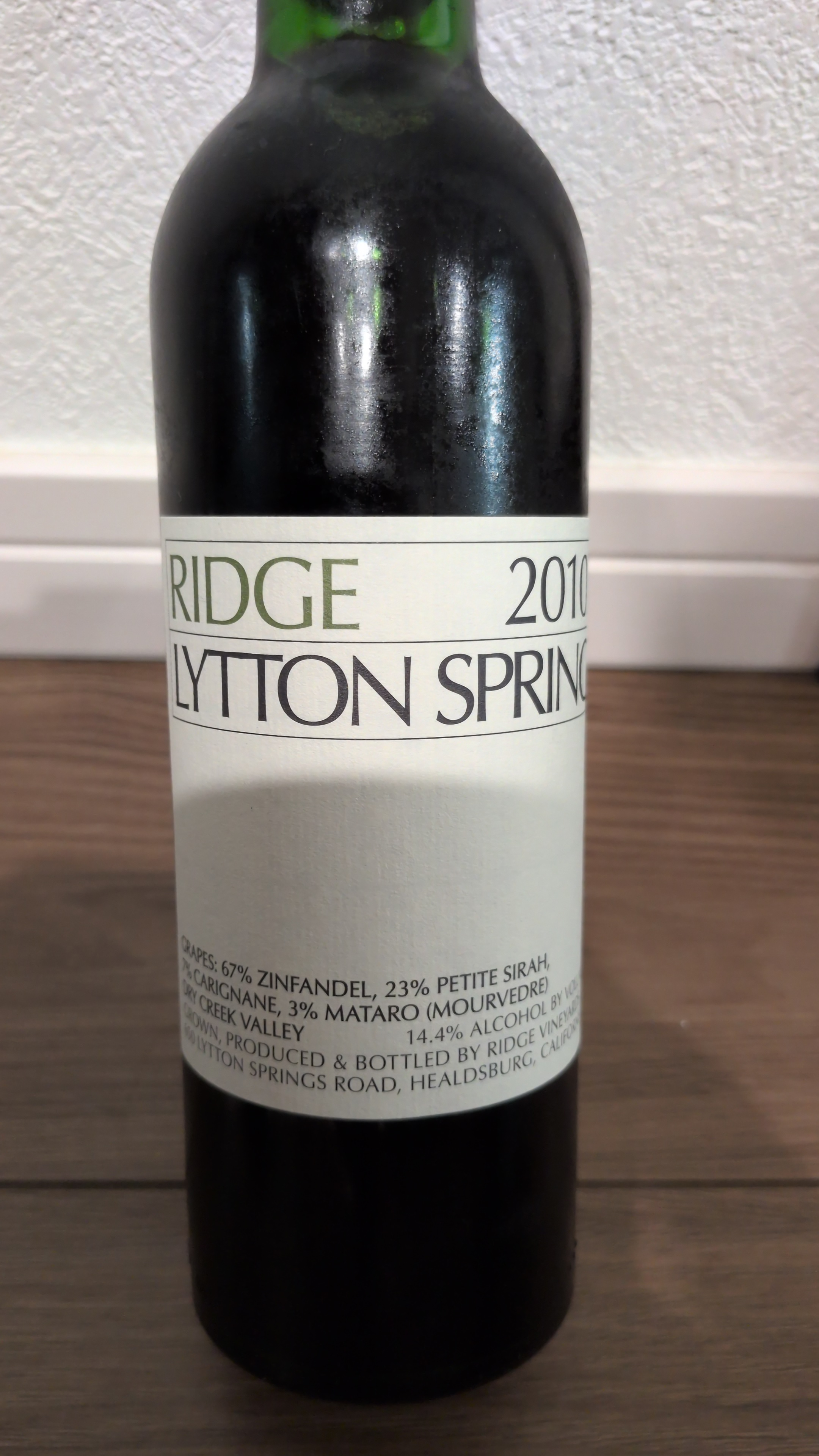 Ridge Lytton Springs 2015　リッジ リットン スプリング リッジ リットン スプリングス2015赤ワイン750ml辛口