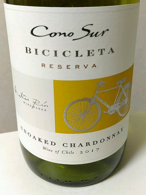 Cono Sur Bicicleta Unoaked Chardonnay Reserva(コノ・スル ビシクレタ アンオークド・シャルドネ レゼルヴァ)
