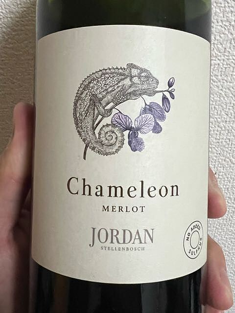 Jordan Chameleon No Added Sulphur Merlot(ジョーダン カメレオン ノー・アディド・サルファー メルロー)