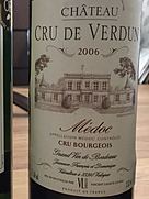 Ch. Cru de Verdun(2006)