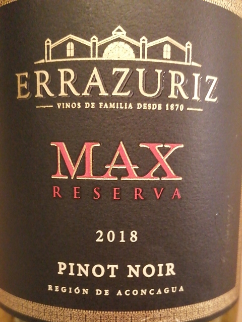 Errazuriz Max Reserva Pinot Noir