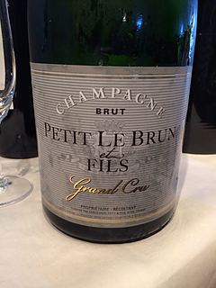 Petit Le Brun et Fils Grand Cru Brut Blanc de Blancs(プティ・ル・ブラン・エ・フィス グラン・クリュ ブリュット ブラン・ド・ブラン)