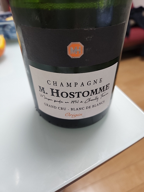 M. Hostomme Blanc de Blancs Grand Cru Origine(M オストム ブラン・ド・ブラン グラン・クリュ オリジン)