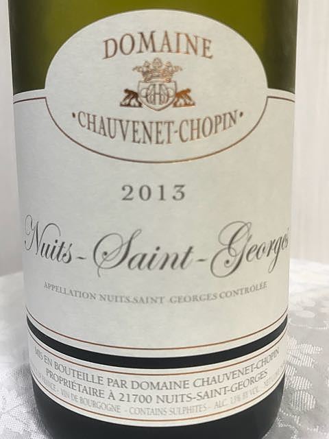 Chauvenet Chopin Nuits Saint Georges