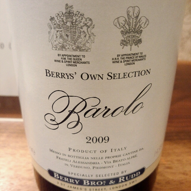 Barolo 3本セット 2009/2010/2011木箱入り THE CONCORDE WINE CLUB / セラー蔵出 バローロ 木箱入り 3本