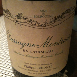 Philippe Brenot Chassagne Montrachet En l'Ormeau