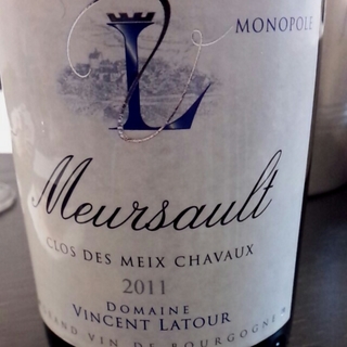 Dom. Vincent Latour Meursault Clos des Meix Chavaux Monopole