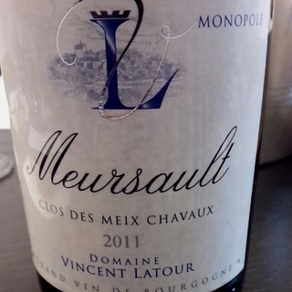 Dom. Vincent Latour Meursault Clos des Meix Chavaux Monopole(ドメーヌ・ヴァンサン・ラトゥール ムルソー クロ・デ・メ・シャヴォー モノポール)