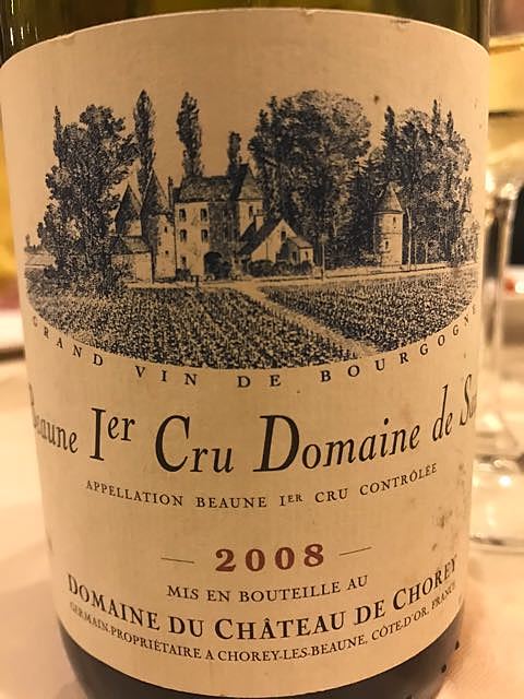 Dom. du Ch. de Chorey Beaune 1er Cru Domaine de Seau(ドメーヌ・デュ・シャトー・ド・ショレイ ボーヌ・プルミエ・クリュ ドメーヌ・ド・ソー)