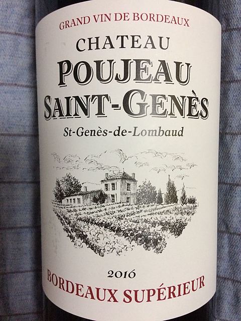 Ch. Poujeau Saint Genès Bordeaux Supérieur