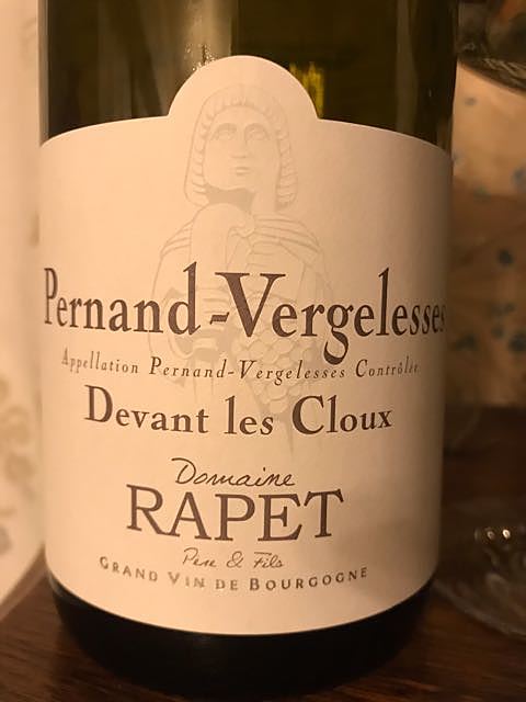 Dom. Rapet Père & Fils Pernand Vergelesses Devant Les Cloux